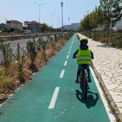 A real bicycle path!
