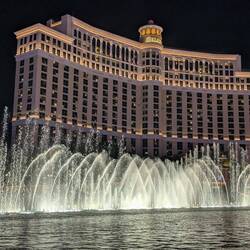 Fontänenshow am Hotel Bellagio