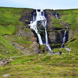 No name, just a typical Icelandic roadside waterfall