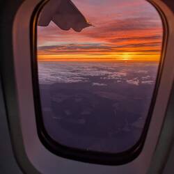 Sunrise leaving Palmy