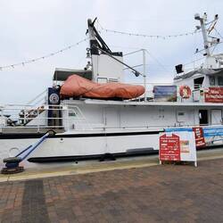 ...unser Lampiondampfer für die spätere Fahrt 🌠