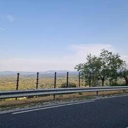 Blick in auf die Ebene
