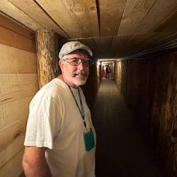 The tunnel has been "cleaned up" for tourists