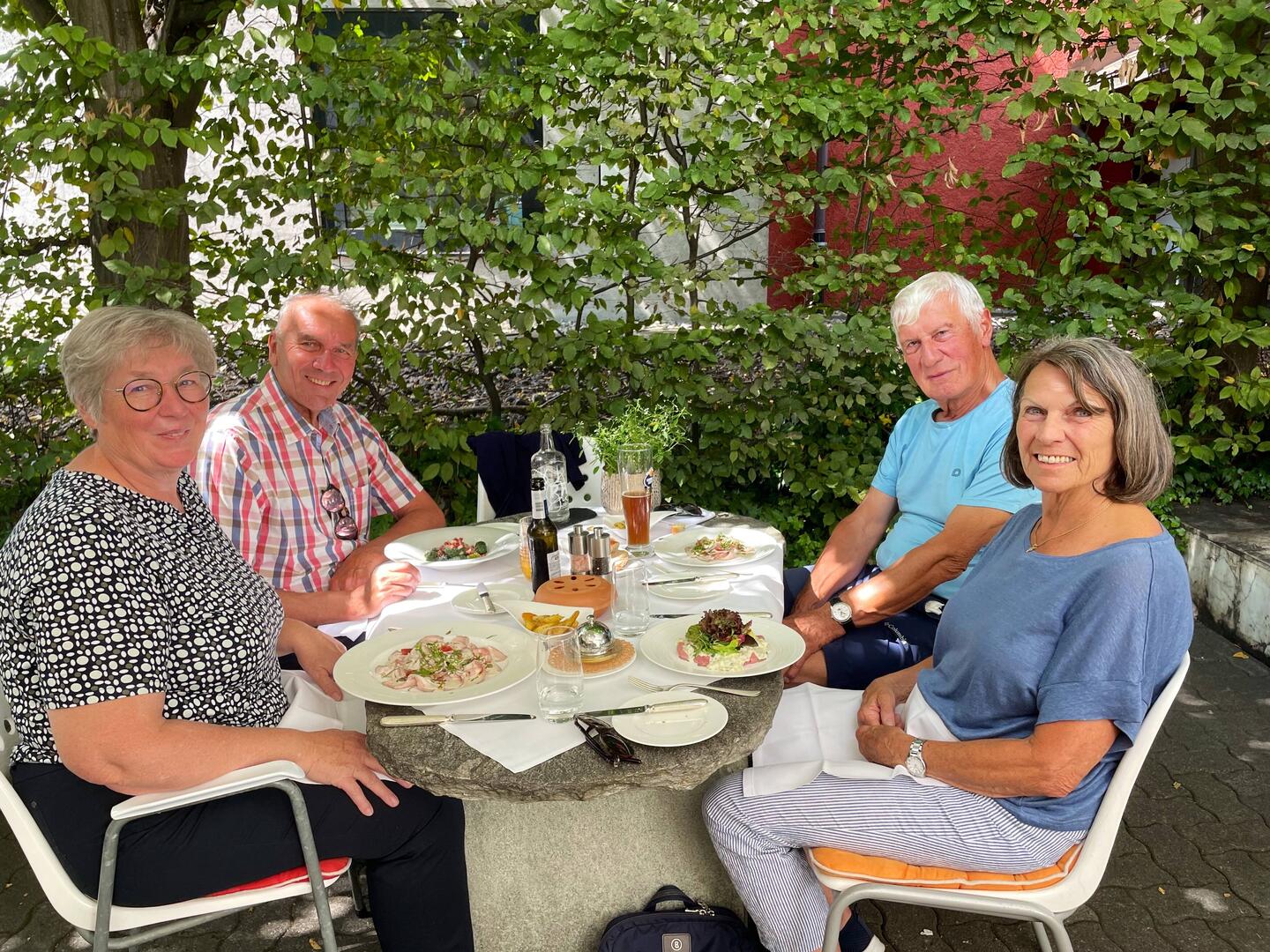 Im Garten von "Casa Casutt"