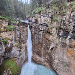 Wasserfälle im Johnston Canyon
