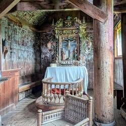 Der Stuhl des "Besitzer und Erbauers".