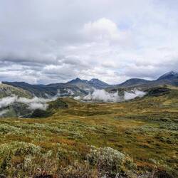 Fahrt über den Tindevegan