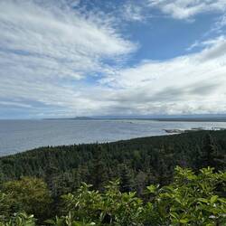 View from atop Big Hill in Cow Head