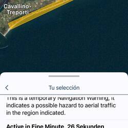 Selbst für Drohnen gab es eine kurzfristige Sperrzone