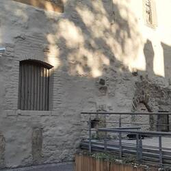 Die alte Synagoge von hinten