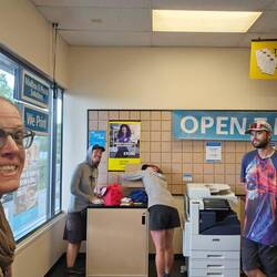Pack Action auf der Post Station