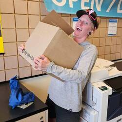 Ganz schön schwer das Teil