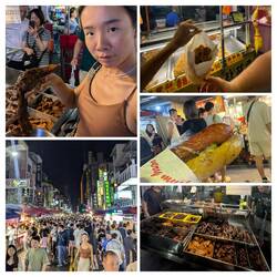 Liouhe night market - Vela with her duck head