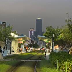 One of the greenest tram stations around