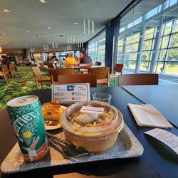 Lunch time at the European Parlement cafeteria