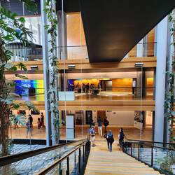 The Parlementarium building Simone Veil