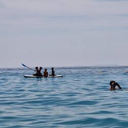 Jungstour auf dem SUP