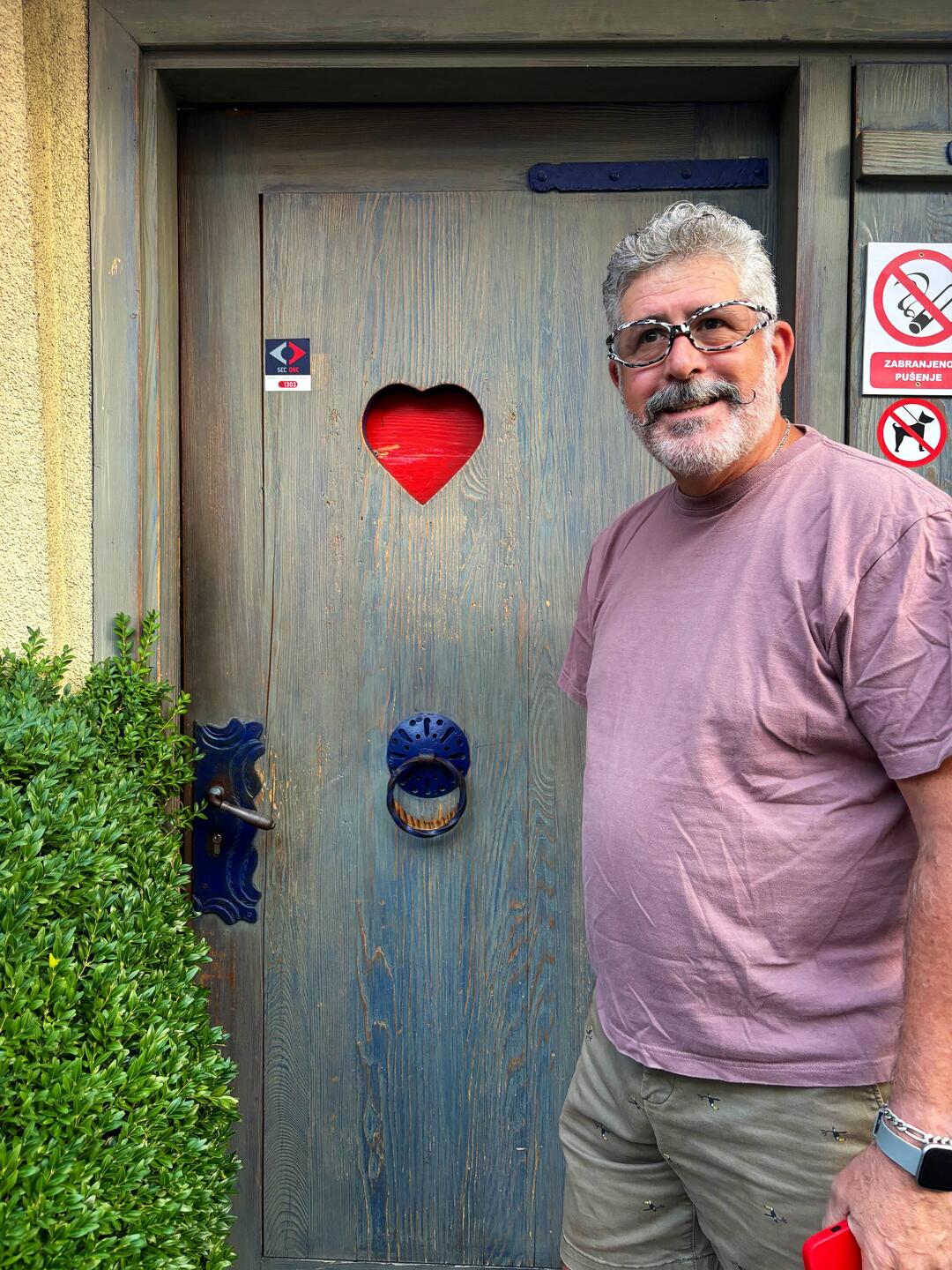 Door to the restaurant
