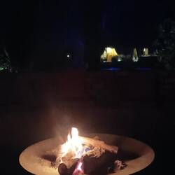 Gemütlichkeit am Feuer