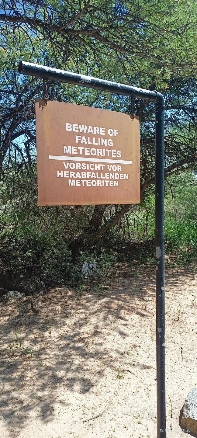Hoba Meteorit, Grootfontein