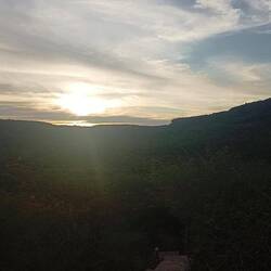 Sundowner in der Lodge