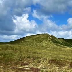 Les jolies dunes battues par le vent