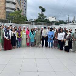 Gruppenfoto am Tempel der Sikh