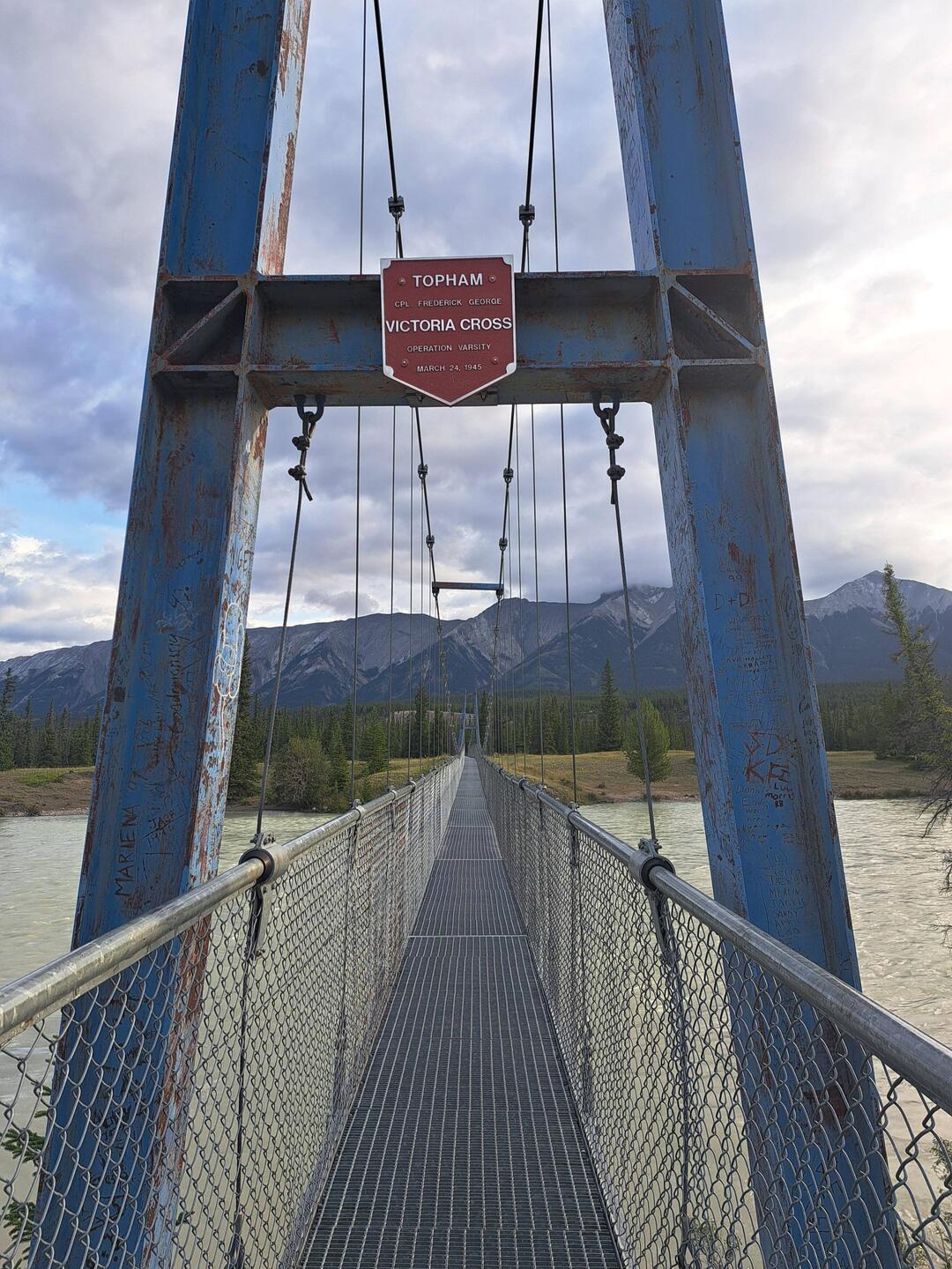 Siffleur Falls Suspension Bridge