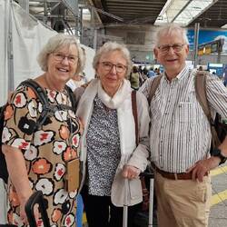 Ontmoeting met Helga Depner op het station van München