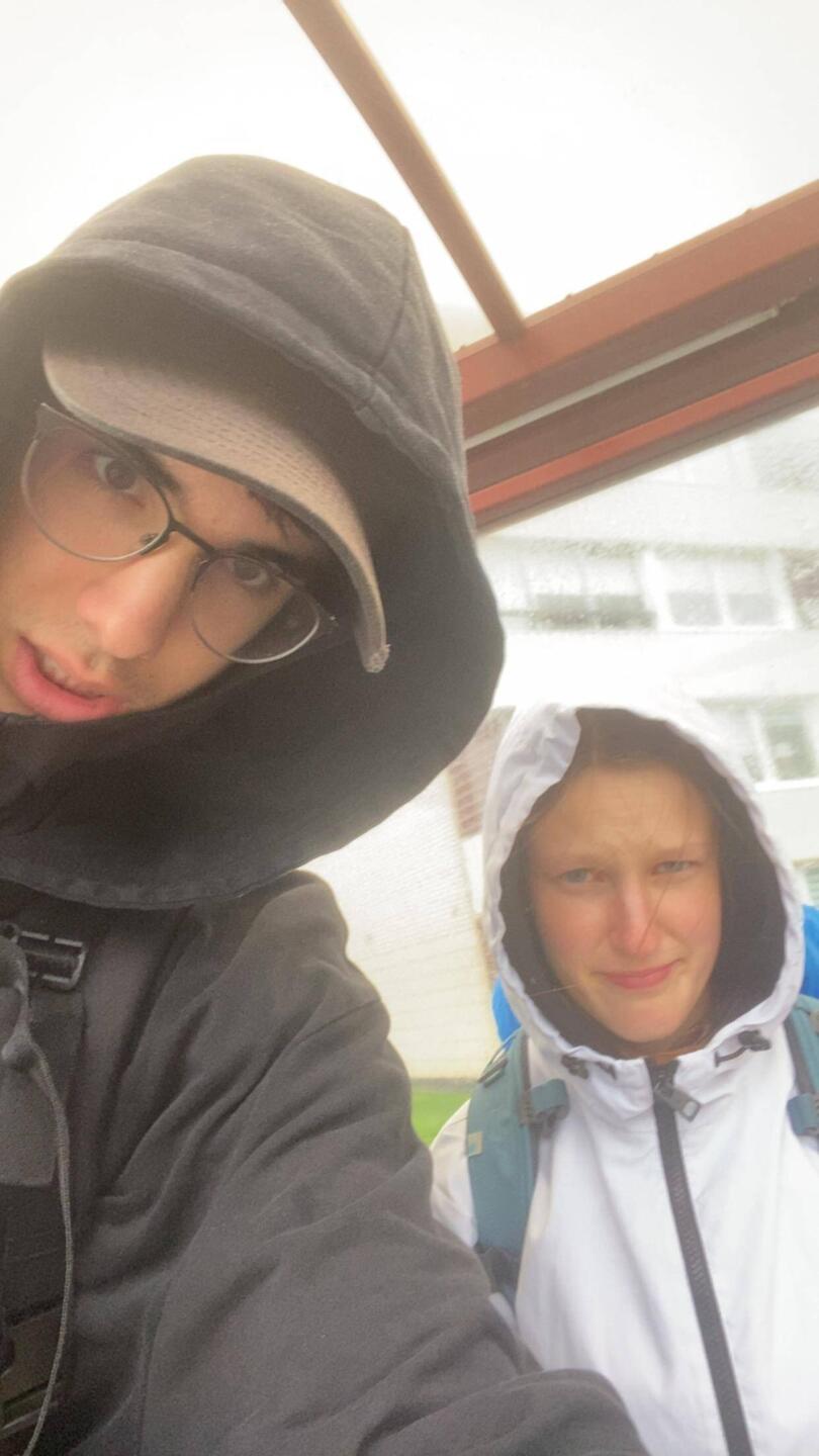 Feuchte Haare bei 13° Außentemperatur lieben wir