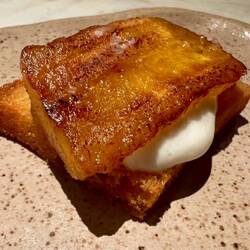 Banana and peanut butter (really)