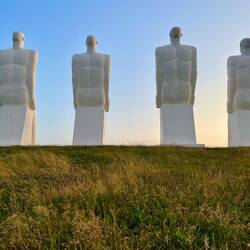 Wir fahren weiter nach Esbjerg, wo wir mit diesen Herren..