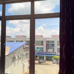 Aussicht aus dem "Town Inn Hotel"