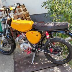 Eine alte aufgemotzt Simson