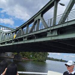The 'Bridge of Spies' where they exchanged captured spies