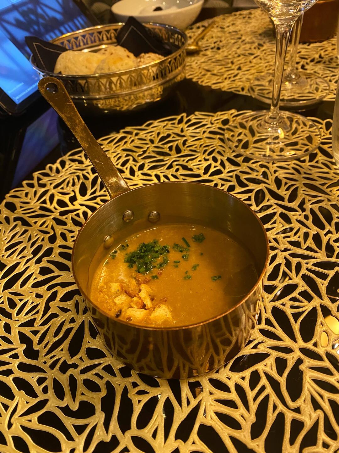 Entrante 1: crema lentejas