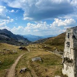 Grenze zwischen Albanien und Montenegro