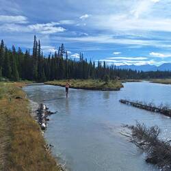 Und eine gute Stelle zum Baden finden...