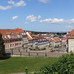 Blick auf Gothas Altstadt