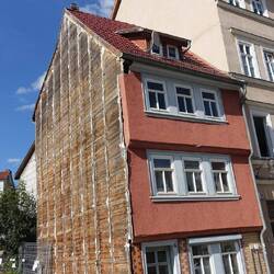 Das schmalste Haus Deutschlands, angeblich nur 2,09 m breit, 20 qm Fläche