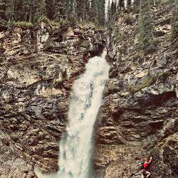 Bisschen klettern an den Laughing Falls