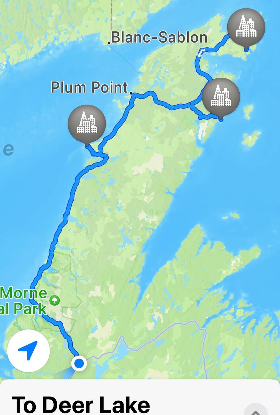 St Anthony to Conche to Port au Choix to Deer Lake