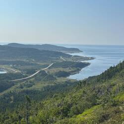 View from the summit at Conche