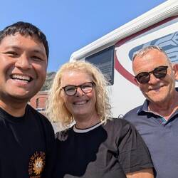 We met Christopher from California