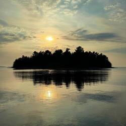 Sun going down