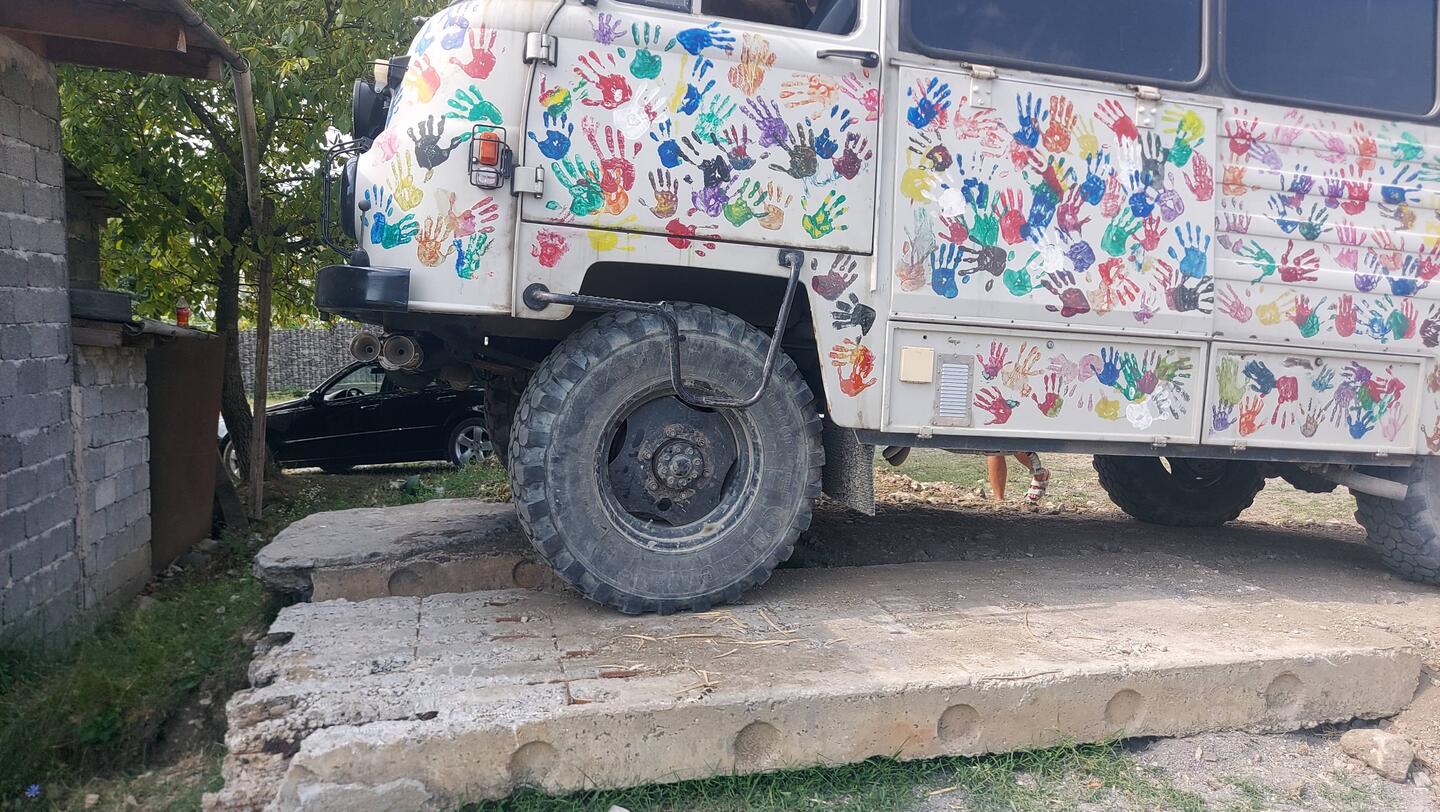 Hier sind wir wieder geflüchtet. Mein Gott, was ein Typ🙈