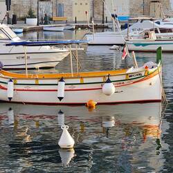 Traditional Maltese boat