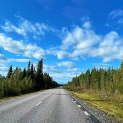 weiter geht's / 18 Grad, windig