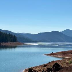 Campground on Trinity Lake
