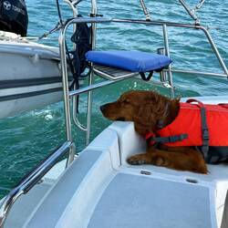 Jager's first sail